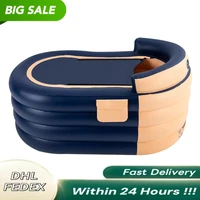 Piscine gonflable, 33,07x55,11x29,13 pouces, PVC, capacité de 220 lb, pompe rechargeable sans fil, dossier ergonomique 1