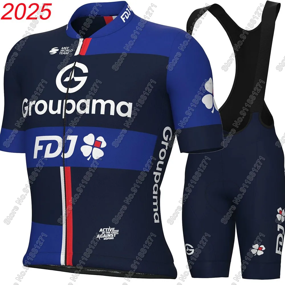 Cycling Jersey Set cycling jersey for FDJ Team Men
