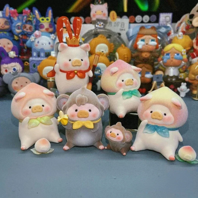 

LULU The Piggy Journey To The West Lulu фигурка свиньи Toys милая розовая фигурка маленькой свиньи, дизайнерская коллекция