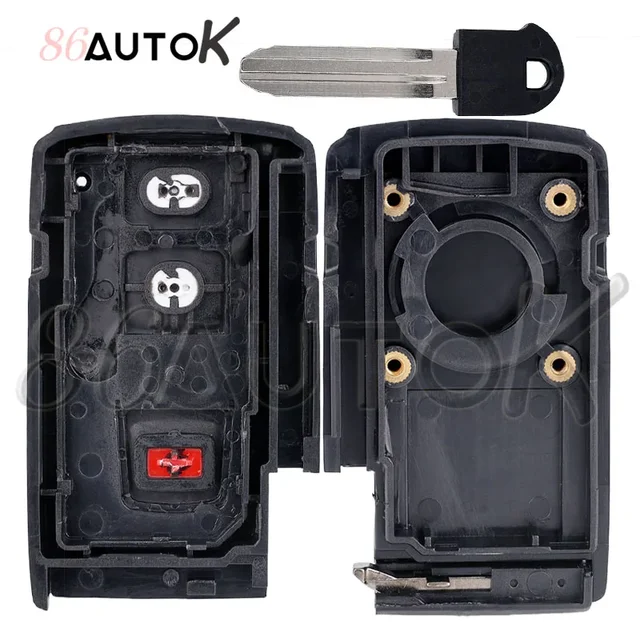 รถรีโมทคอนโทรลกุญแจสําหรับ Toyota Prius 2004 - 2009 Keyless Go Key Fob 4D ชิป 312/433MHz คีย์ FCC MOZB21TG MOZB31EG กุญแจรถ 2