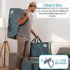 10 Pack Moving Bags w/Backpack Straps Moving Supplies Moving Boxes College Packing Storage Boxes with Lids Alternative Heavy 3