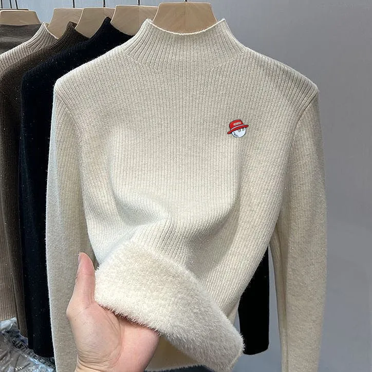 

골 2024 Women's Winter Golf Clothing High Quality Fashion Thickened Women's T-shirt Golf Clothing New Golf Women's T-shirt Clothi