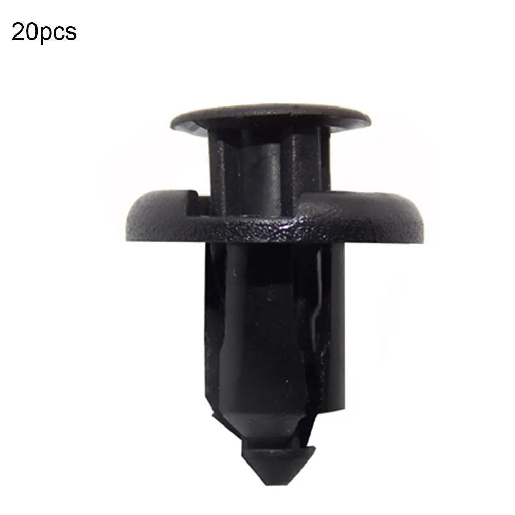 

20pcs Black Plastic Retainer Bumper Rivet Trim Clip 8mm&10mm Auto Fastener & Clips for Honda Civic