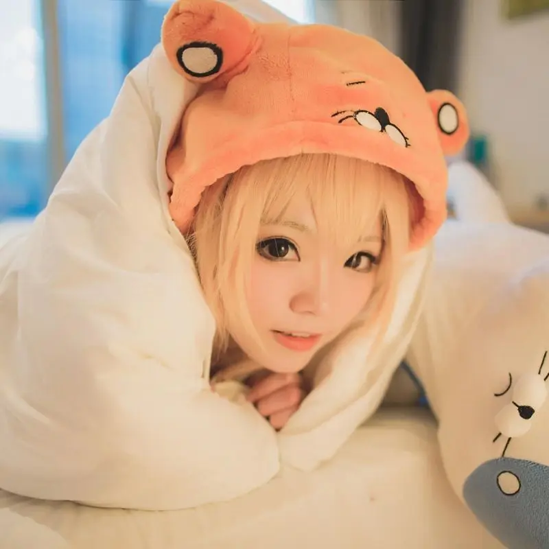Himoto! Umaru-chan mantello Anime Umaru Chan Doma Umaru Costume Cosplay coperta di flanella mantello morbido felpa con cappuccio Costume di Halloween - immagine 3