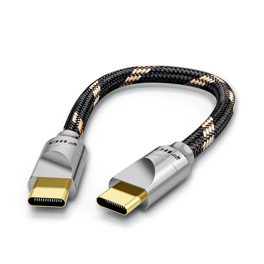 FiiO LT-TC5 USB 銀メッキ純銅デジタル オーディオ タイプ C - タイプ 