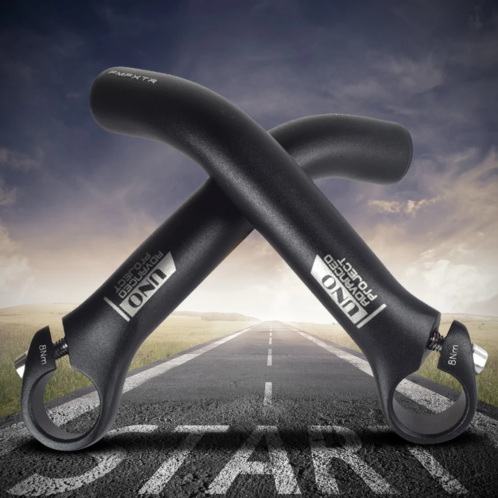 1 Pair Auxiliary Riding Horn Rest Handlebars Aluminum Alloy Bike Rest Sub-handle Adjustable Lightweight Cycling Fatigue Relief