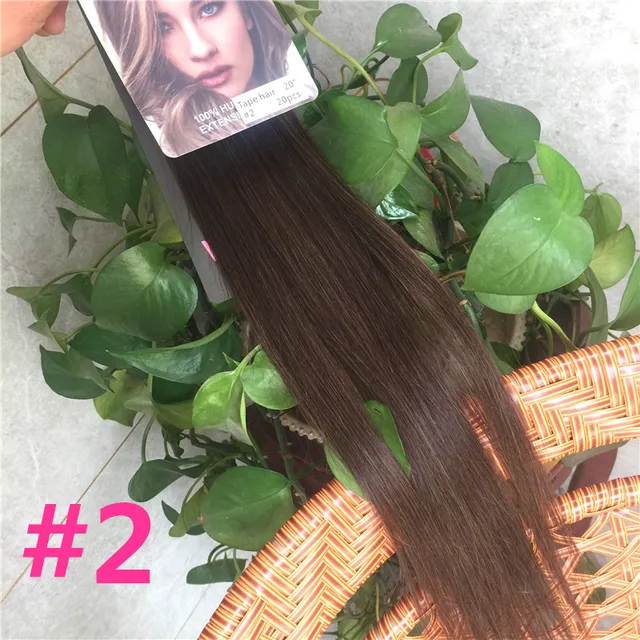 VSR PU Super Human Hair Tape In Extension Hair Style Double Drawn US Strong Adhesive Tape Human Hair Extensions For Salon #2