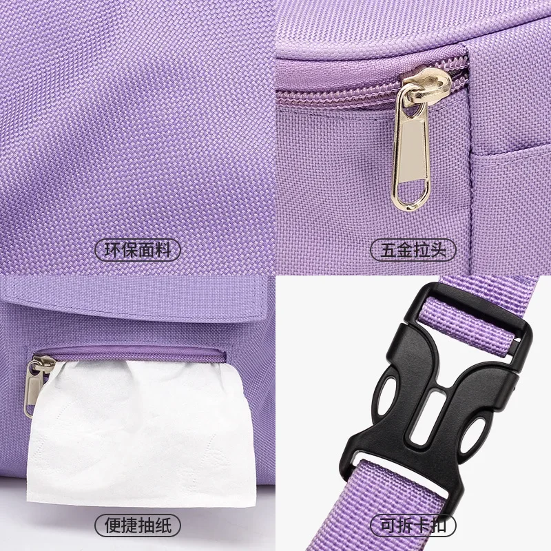 Parts Portable Diaper Bag Compatible with Stroller Black Waterproof Storage Bags Mommy Storage Bag for Baby Stroller Accessories