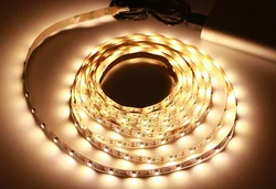 USB LED Strip Lights with Switch - Flexible Ambient Lighting - 1m (Warm White)