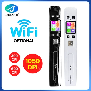 Iscan02 Scanner Digitale Portatile Wireless Wifi 1050DPI LCD per Ufficio, Documenti, Foto, JPG, PDF, Ricevute, A4, Mini Scanner Manuale