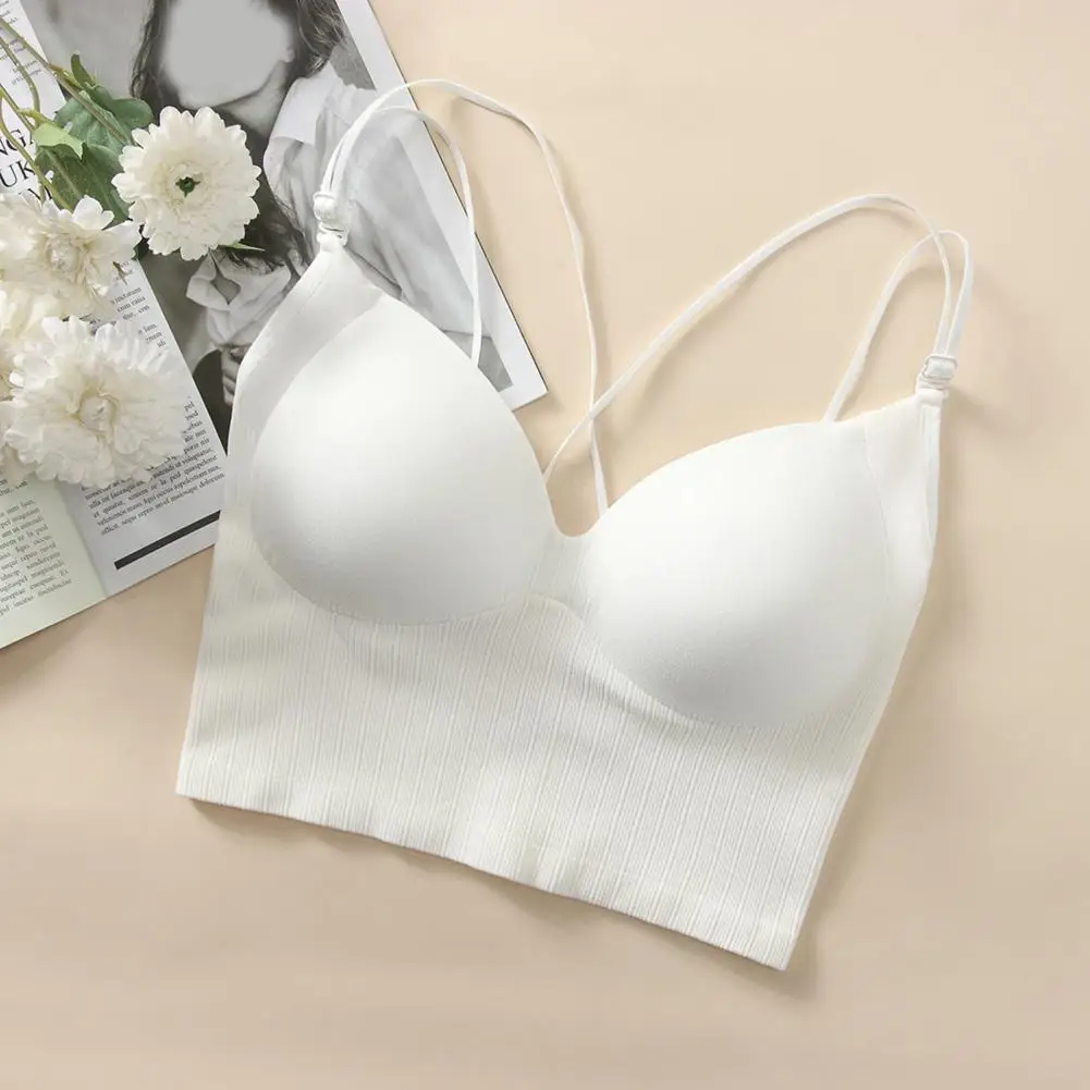 

Vest Bra Lightweight Women Strappy Sports Bra Super Elastic Sports Bra