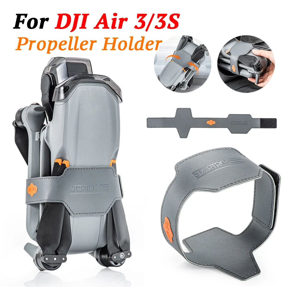 Propeller Holder for DJI Air 3/3S Propellers Stabilizer PU Props Fixed Protector Propeller Guard Strap Drone Wing Fixed Accessor
