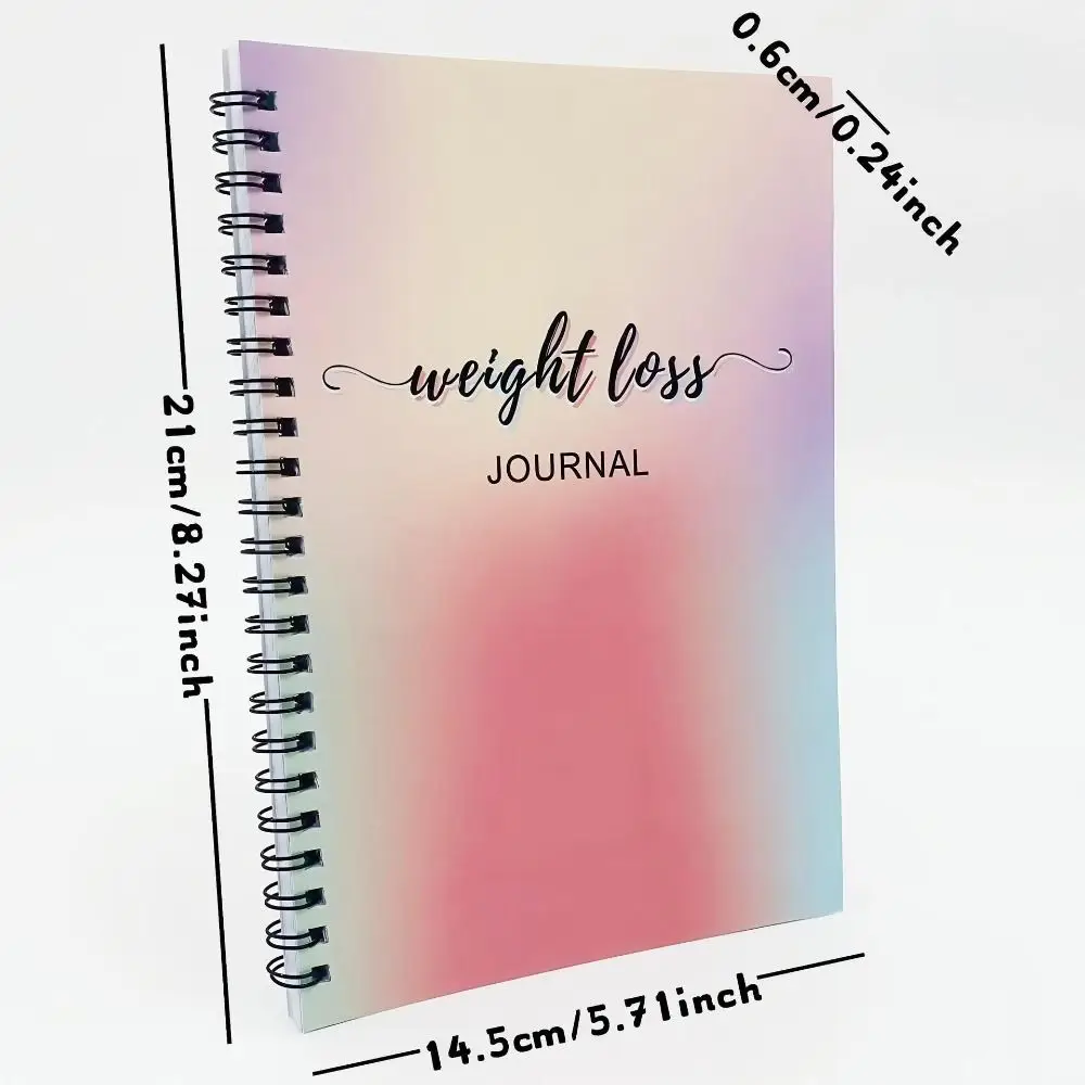 12개월 체중 감량 계획서 웰니스 플래너 목표 설정 월간 플래너 점진적 월간 측정 피트니스 저널