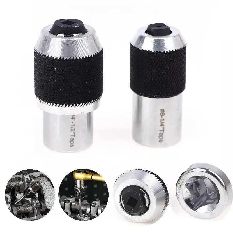 1Pcs 탭 소켓 1/2 1/8 스퀘어 탭 소켓 어댑터 M3-M12 조정 가능한 래칫 렌치 리머용 전동 공구 나사 추출기
