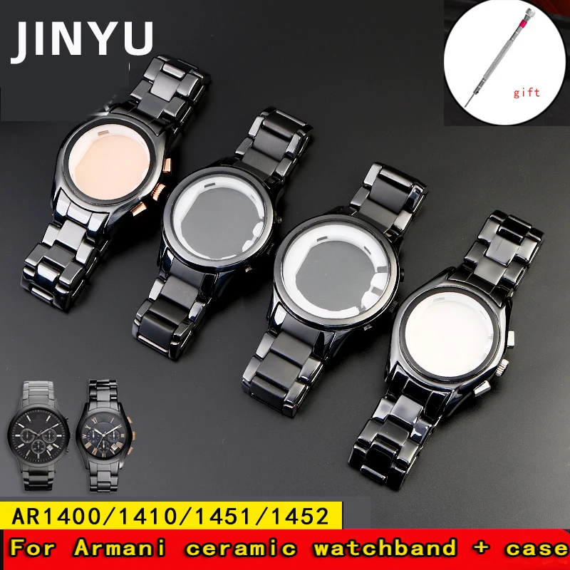 Wholesale Latest Trendy Ceramic 20 mm Watch Band Replacement AR1402_K0020602