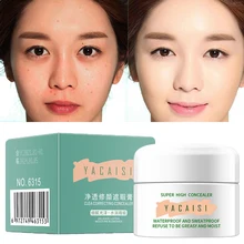 

Concealer Natural Waterproof Long-Lasting Moisturizing Brightening Covering Pores Acne Freckles Dark Circles Face Makeup 1Pcs