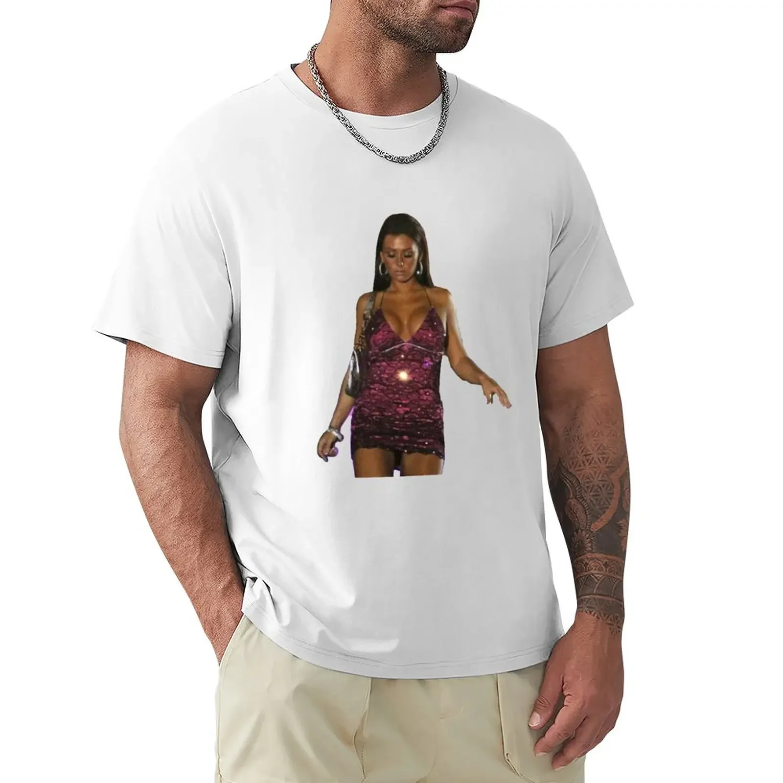 

jwoww dress pink jersey shore T-Shirt customizeds vintage customs design your own funny t shirts for men