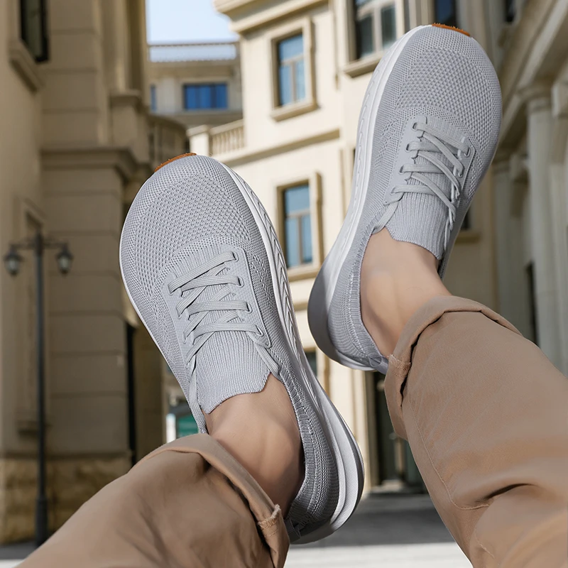 Herren Laufschuhe Mit Breiter Zehenbox Und Popcorn Dämpfung_voghion.com
