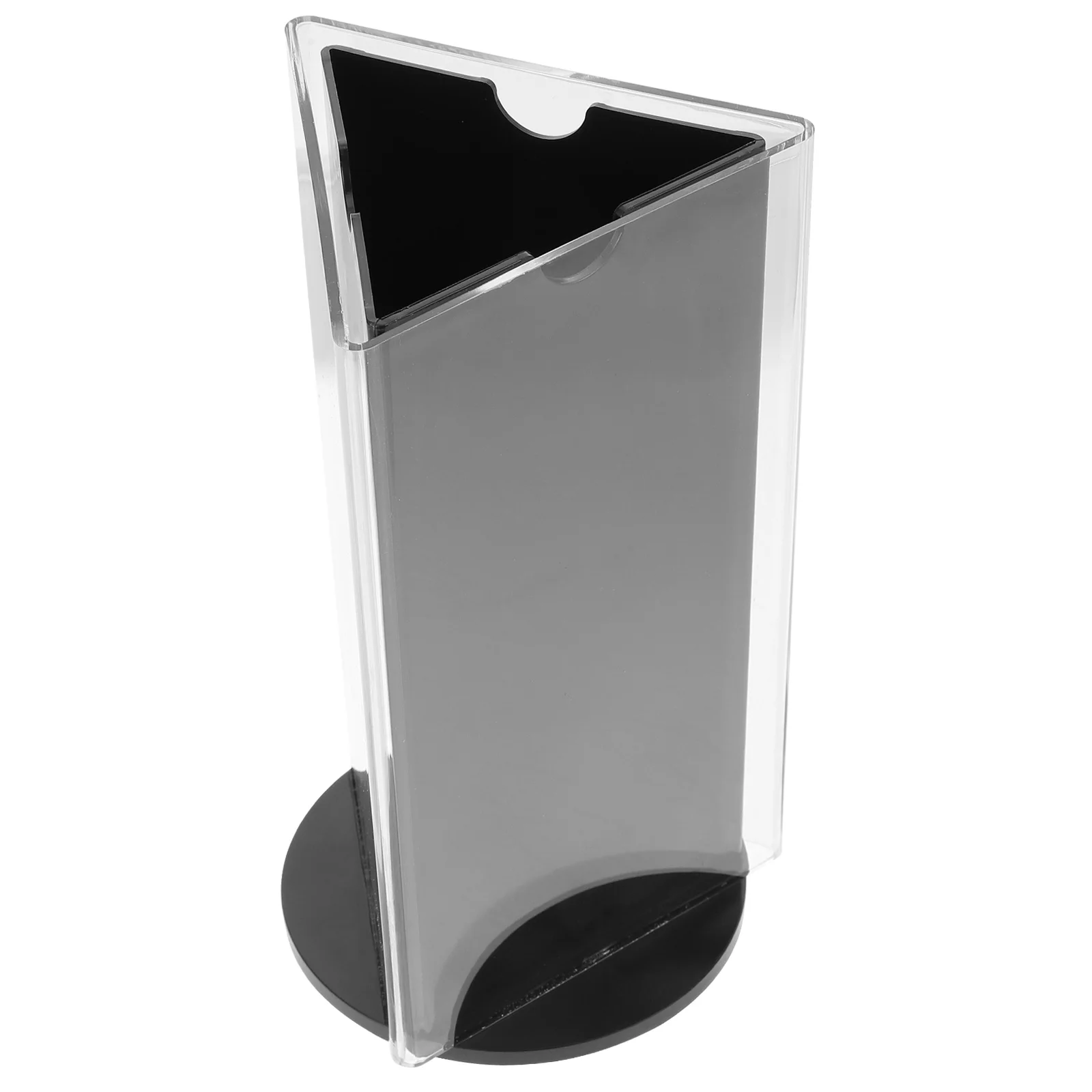 

Acrylic Sign Holder Tabletop Menu Price Tag Display Stand Desktop Display Board Rotatable Sign Holder Menu Display Stand