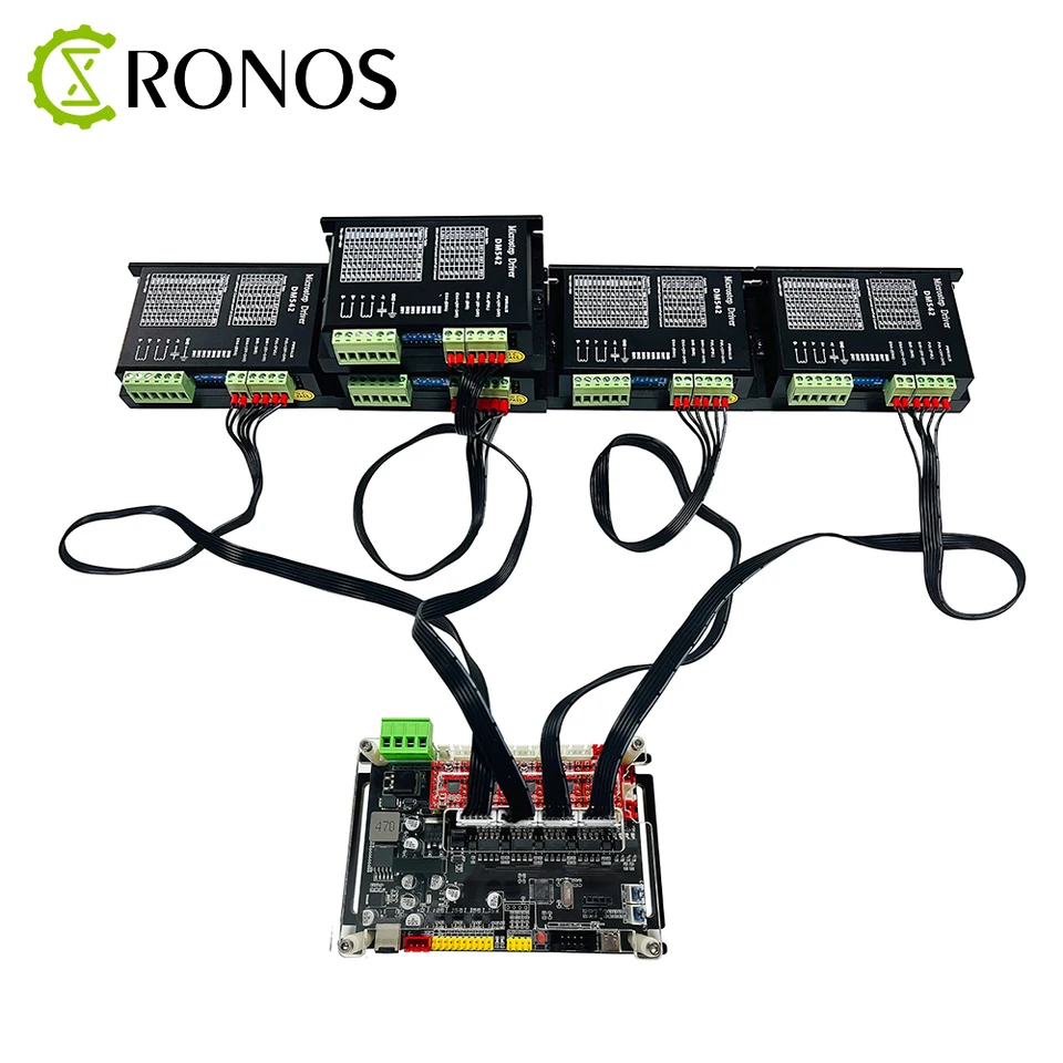 Scheda Controllo GRBL 4 Assi Per CNC E Laser - Con Driver USB Offline, Compatibile Con Incisori Laser, Fresatrici E Router - Foto 6