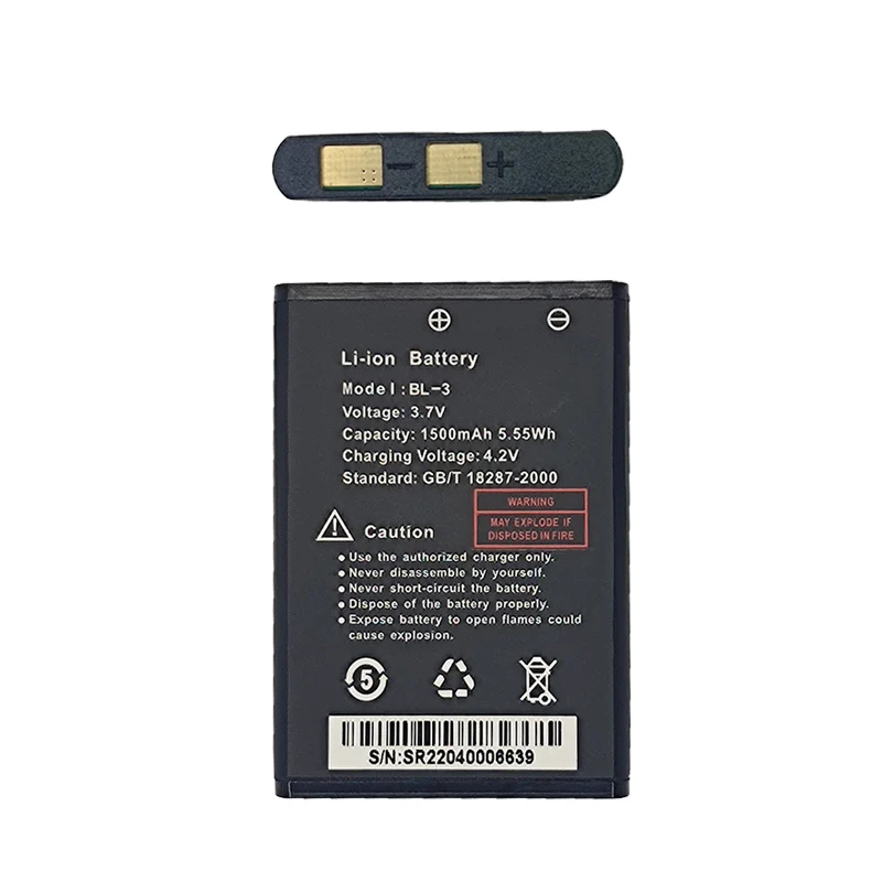 Baofeng UV-3R  BL-3 Battery 1500mAh Power High Capacity Rechargable batterier for Two Way Radio UV3R Walkie Talkie 2