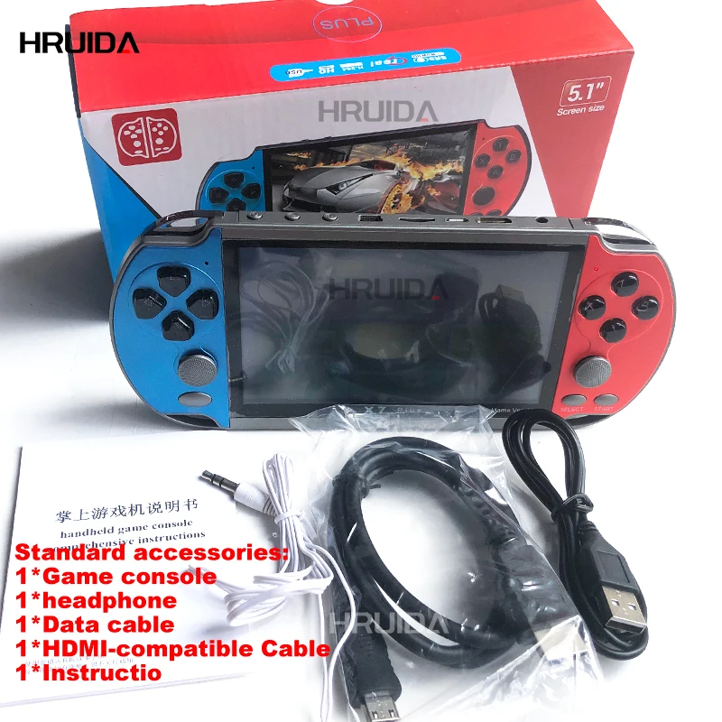 Console de videogame portátil com tela colorida, joystick duplo, consoles  de jogos arcade, suporte 1000 jogos para PSP, 4,3 polegadas, 8GB -  AliExpress