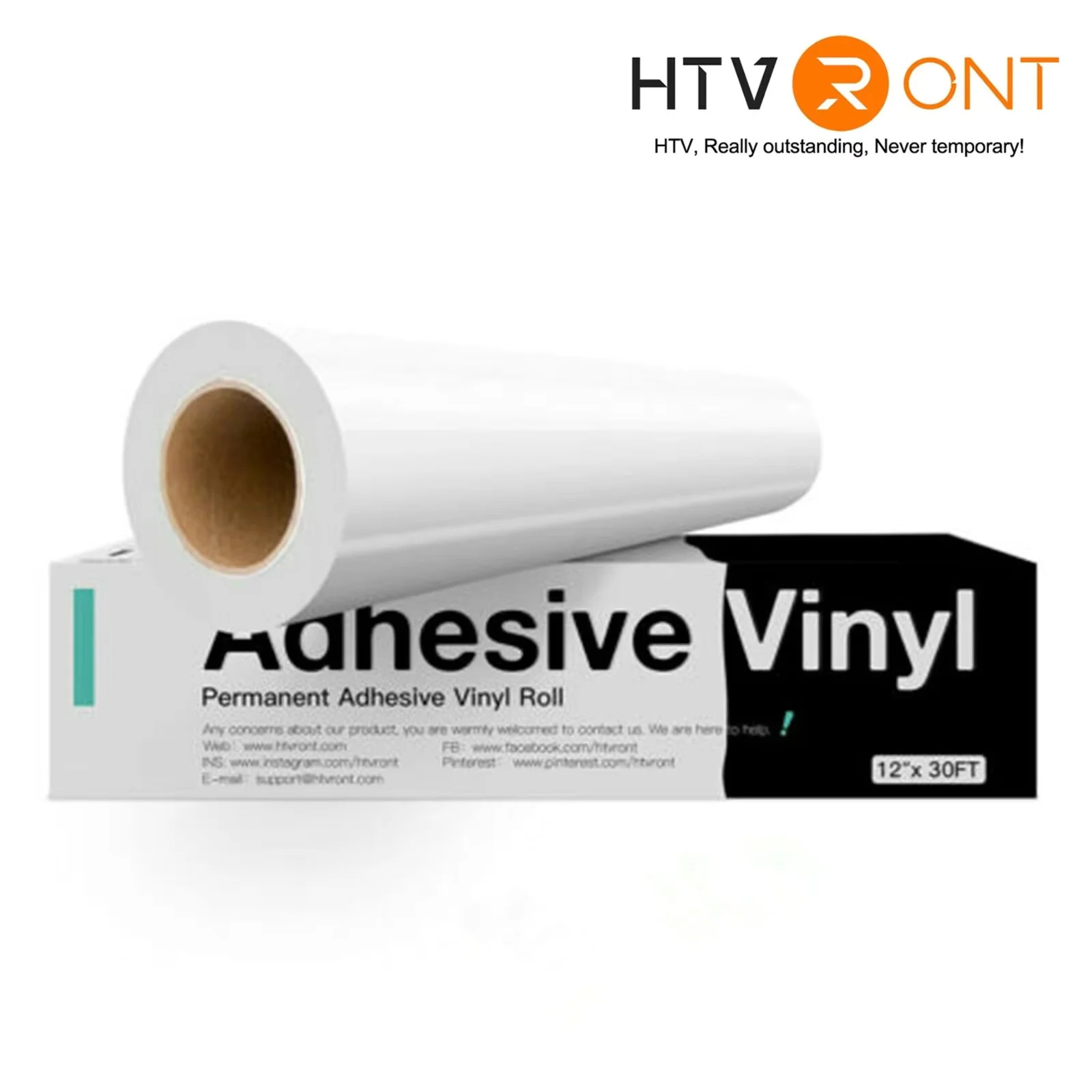 VINYL FROG Rouleau de vinyle adhésif permanent (30,5 x 25,4 m) – Jaune mat pour la plupart des types de machines à découper, autocollant de voiture, autocollant de décoration