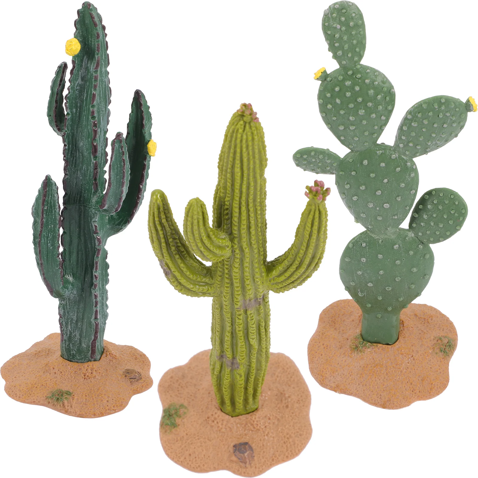 

Simulated Cactus Ornament Microlandscape Plant Statue Decor Household Fake Cactus Adorn Artificial Plant Tree Gift Option