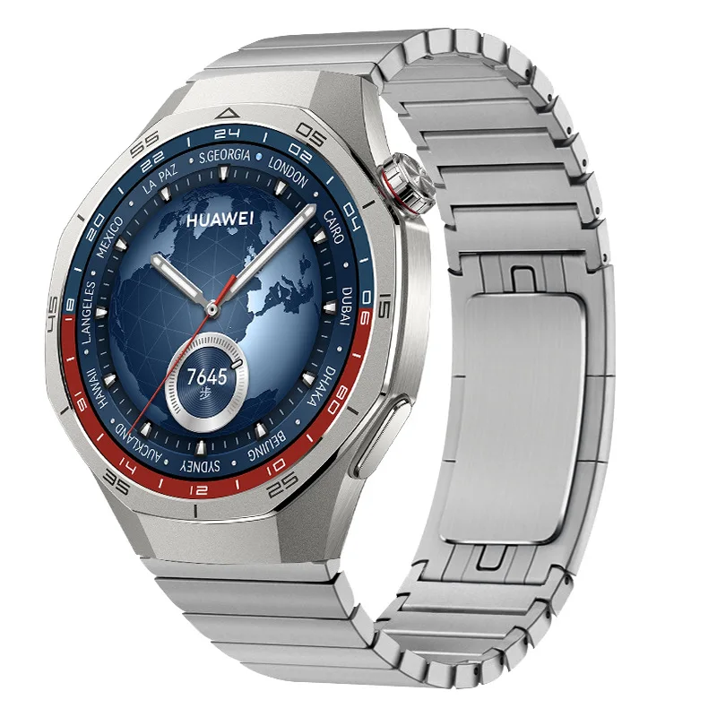 سوار فولاذي غير قابل للصدأ لساعة هواوي 5 46 مللي م...
