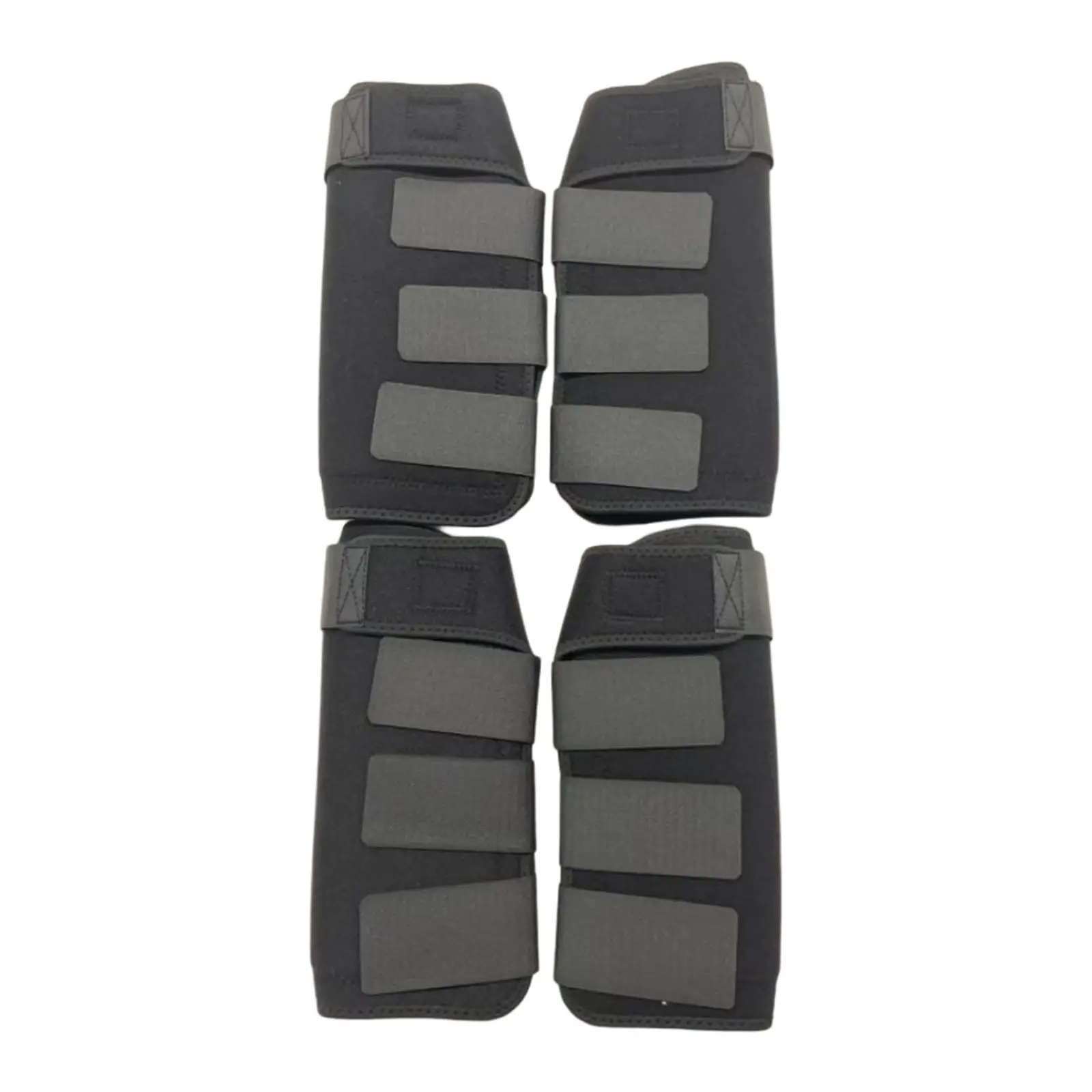 4Pcs Equestrian Leg Wraps for Horse Boots, Front and Hind Protection