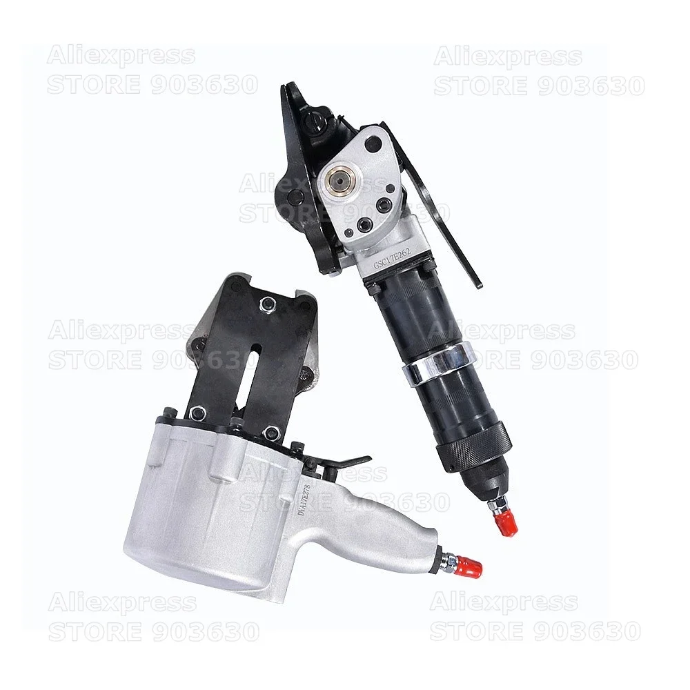 

Pneumatic Split Steel Strapping Tool manual Strapping machine packing tensioner sealer tool for 32mm Steel Strap