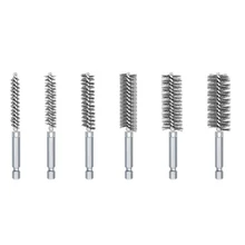 

Bottle Brush Set Multifunctional Pipe Cleaning Brush for Cleaning Unfinished Metal Parts Paint Stains Rust Proof