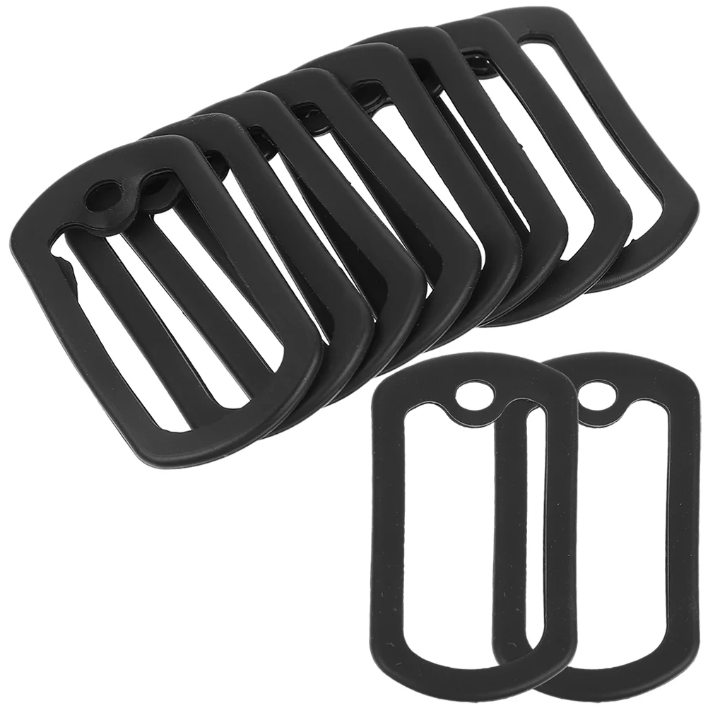 

10pcs Dog Tag Silicone Silencer Dog Tag Silicone Protective Cover