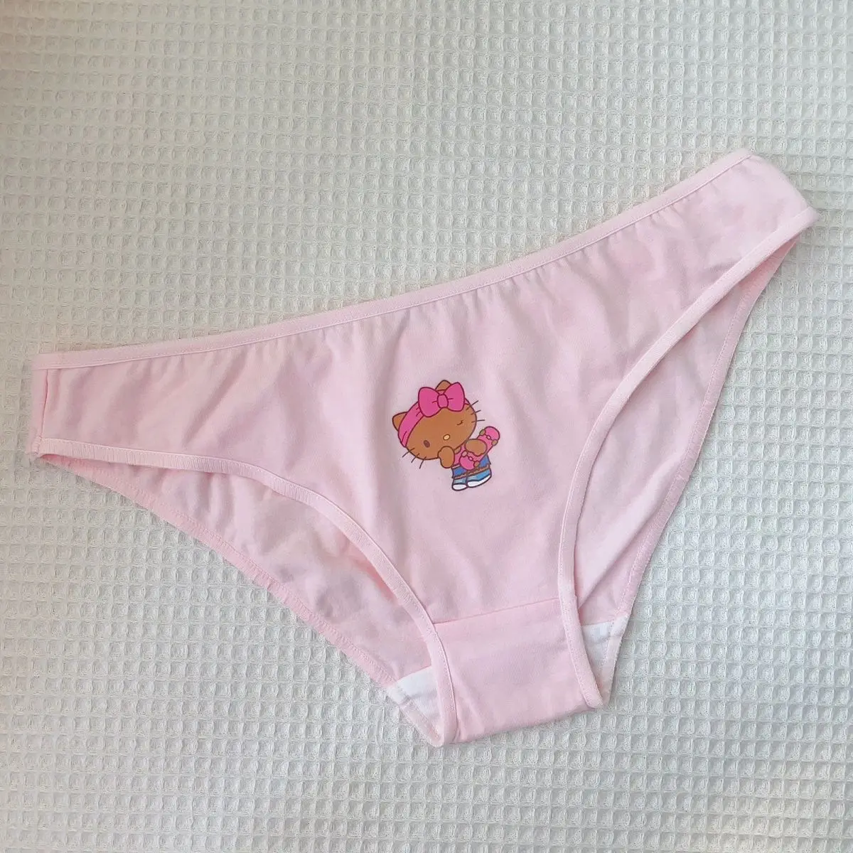 Sanrio Hello Kitty Underwear Women Sweet Sexy Thin Panties Hollow Out  Design Soft Silky Briefs Y2k Cartoon Underpants Kawaii - AliExpress