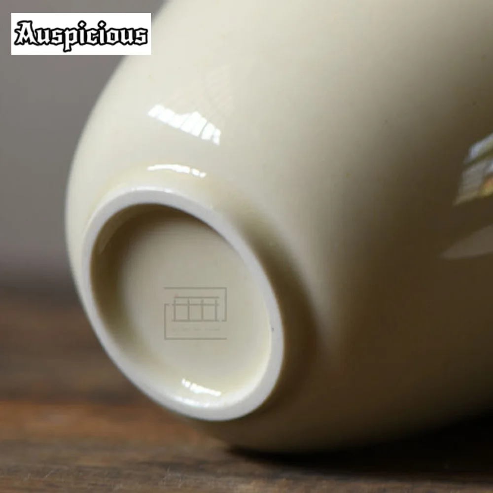 Antique Honey Gaiwan with Lids Tea Tureen Tea Making Cover Bowl 170ml