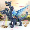 Dinosaurs Toys in Large Size Light Projection Up Luminous Dinosaur Electronic Walking Robot Dinosaur Model Kids Toy Gift 1