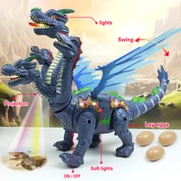 Dinosaurs Toys in Large Size Light Projection Up Luminous Dinosaur Electronic Walking Robot Dinosaur Model Kids Toy Gift 1