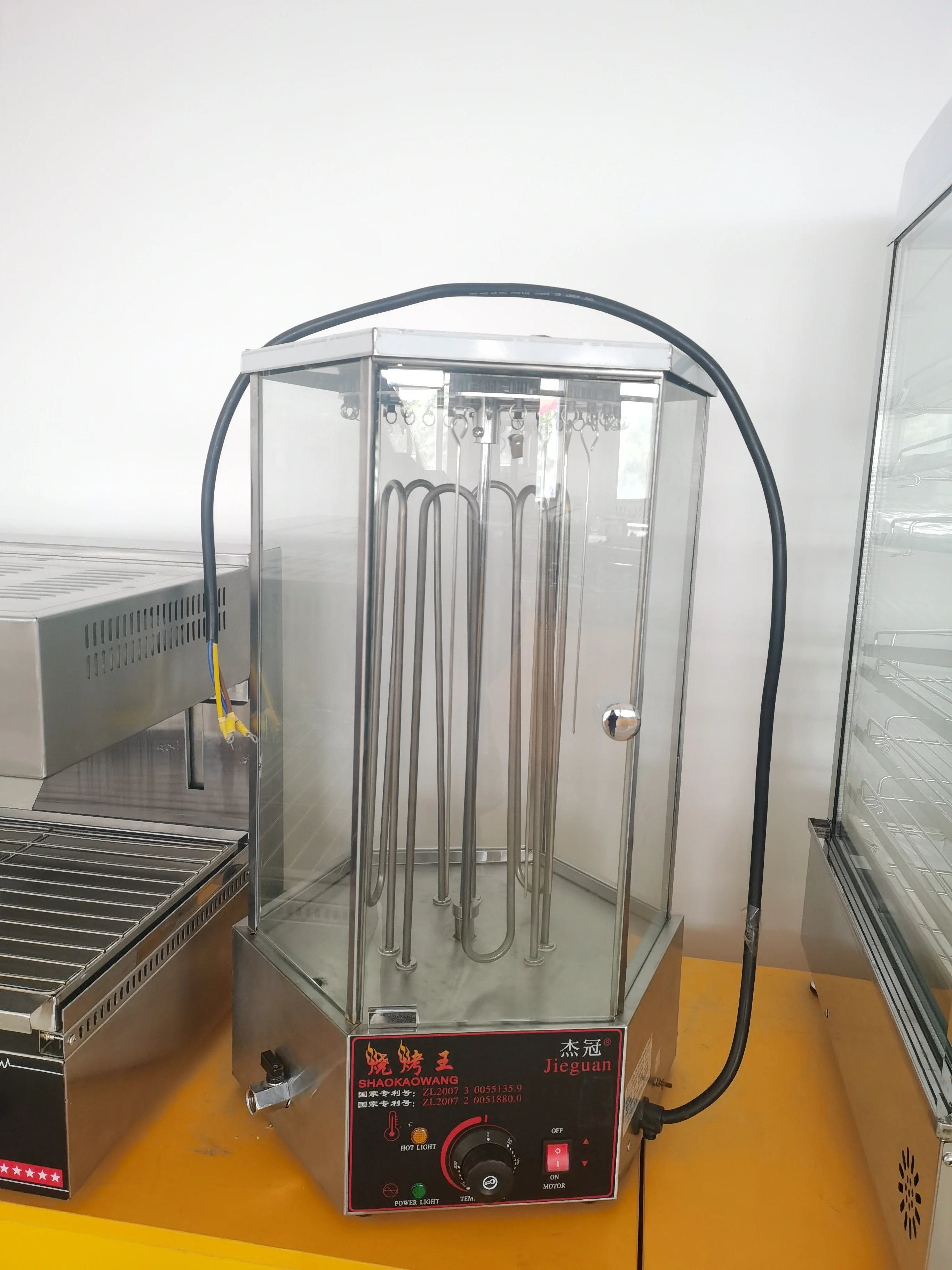 Grilled Rotary Corn Machine/tempered Glass Rotary Grill EB-18