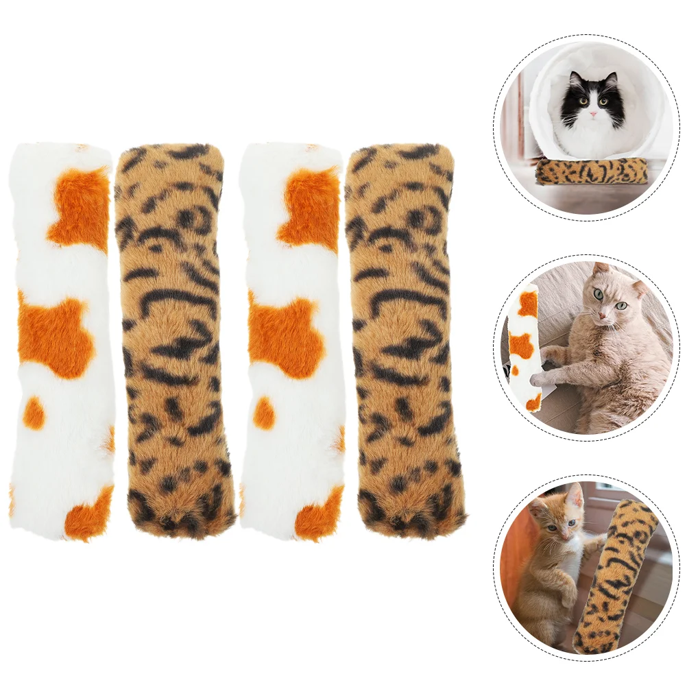 

4pcs Cat Catnip Playthings Kitten Catnip Pillow Shaped Cat Chewing Playthings