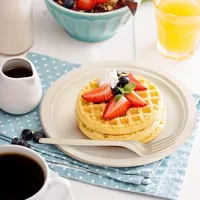 50PCS Disposable Paper Plates Convenient Clean Disposable Paper Plates Lunch Gatherings Cake Dessert Camping Party Kitchen 3