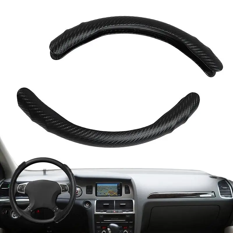 

Wheel Cover For Car Carbon Fiber Car Comfortable Steering Wheel Cover Breathable Wheel Cover Universal Fit Comfortable Grip Anti