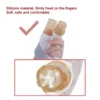1 Pair Baby Thumb Sucking Stop Finger Guard Silicone Breathable Holes 2 Fingers Protector Blue Stop Thumb Sucking Finger Guard 6
