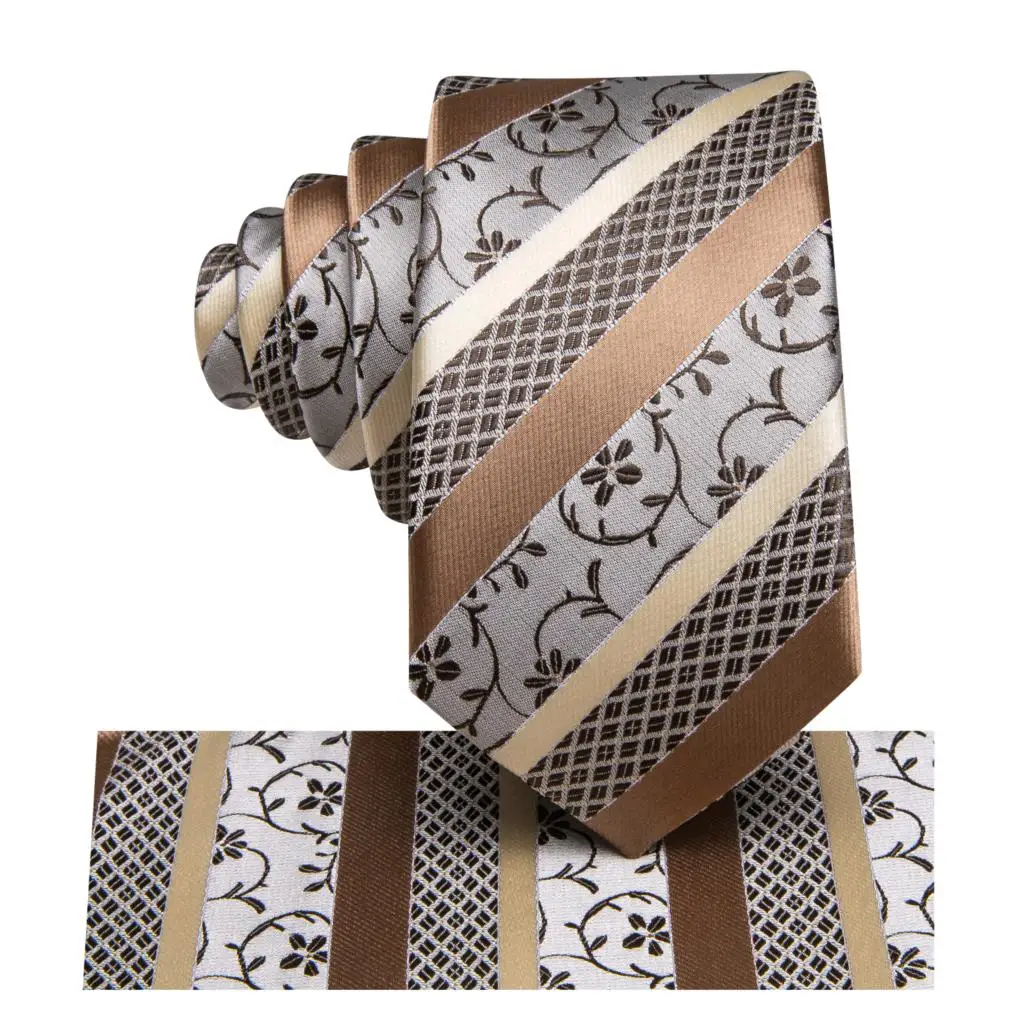 Woven Necktie Hi-Tie Boys Girls Champagne Solid Tie For Children Handky Child Silk Necktie 120CM Long 6CM Wide Student Kids Uniform Tie
