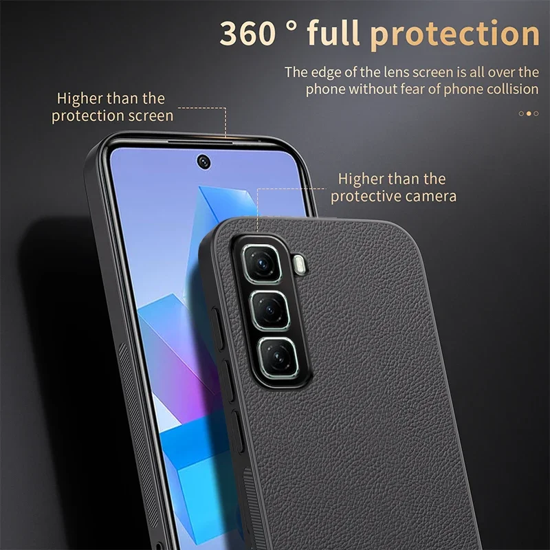 Leather Car Magnet Protective Case - Sleek Skin Feel Cover