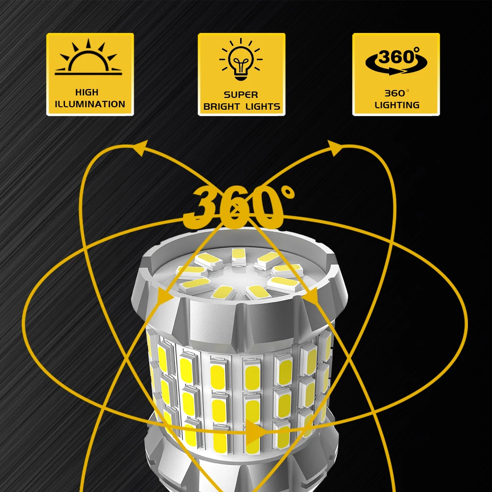BMTxms LED  ĵ 3157 P21/5W LED T25 6000K  DRL  , 1156 BA15S P21W LED BAY15D P21/5W T20 7443 W21/5W 2 
