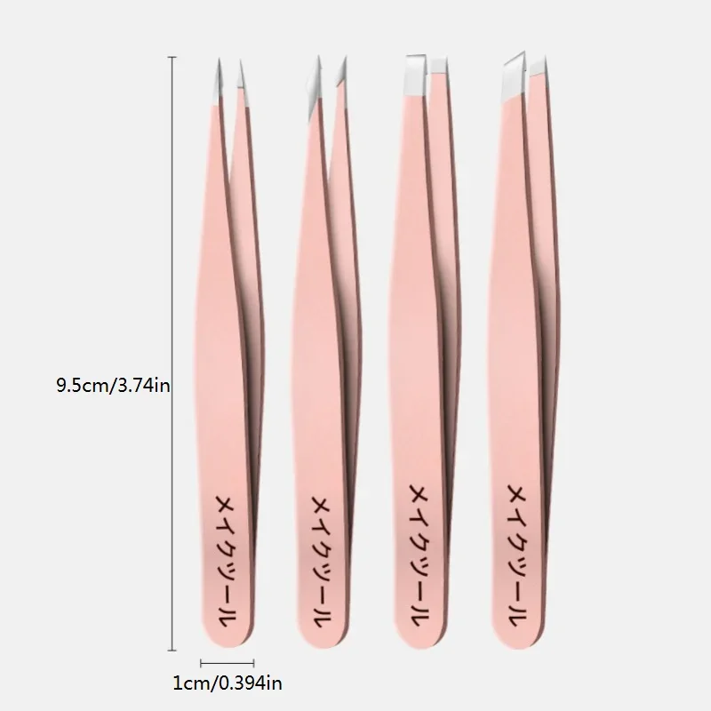 2-4pcs High-quality Professional Tweezers Set - Perfect For Eyebrow Hair Removal, Splinter & Ingrown Hair Removal & For Men & W