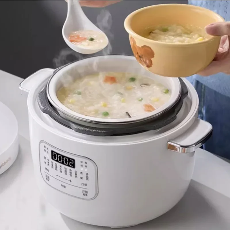 Automatic Mini Rice Cooker and Pressure Cooker, 2024 New Version, Household Portable Two-in-One Electric Cooker 3