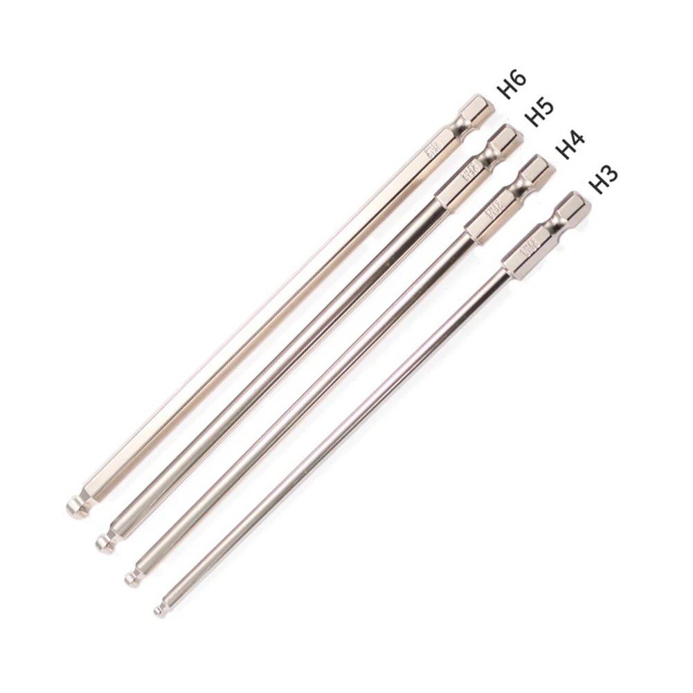 1x150mm Kugel schrauben dreher Bit legierter Stahl metrisch Sechs kant langes magnetisches Handwerkzeug magnetisches Sechs kant schrauben dreher kopf werkzeuge – Detail 1