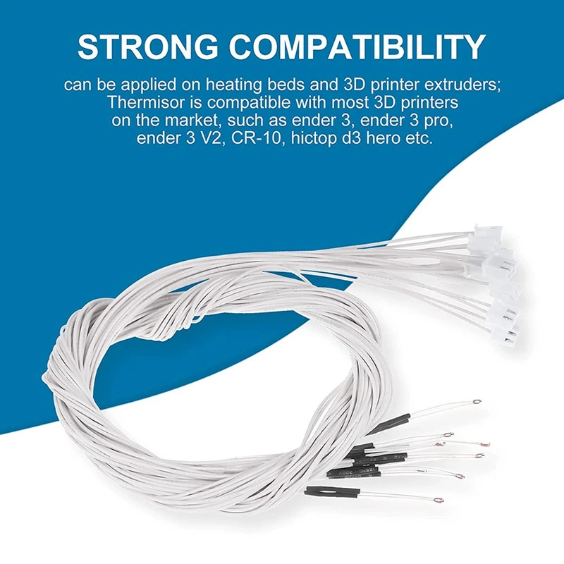 NTC 3950 ̽ µ , Reprap Creality Ender 3  ȣȯ , 100K Ohm, 1 跮 (39.3 ġ), 12 