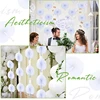 3/5/10pcs Heart Shape Circular Folding Fan Blank Paper Hand Fans With Plastic Handles DIY Painting Birthday Wedding Party Decor 4